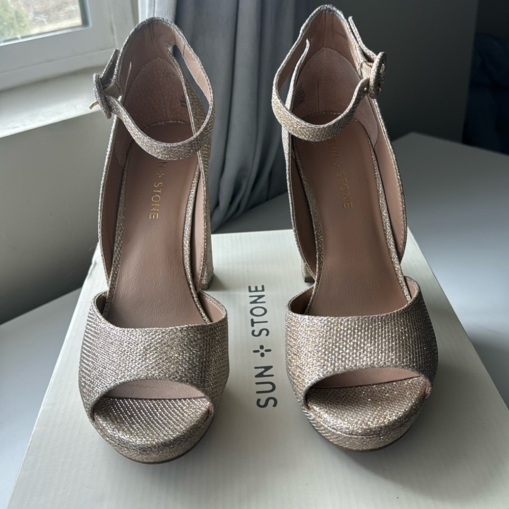 Gold heels